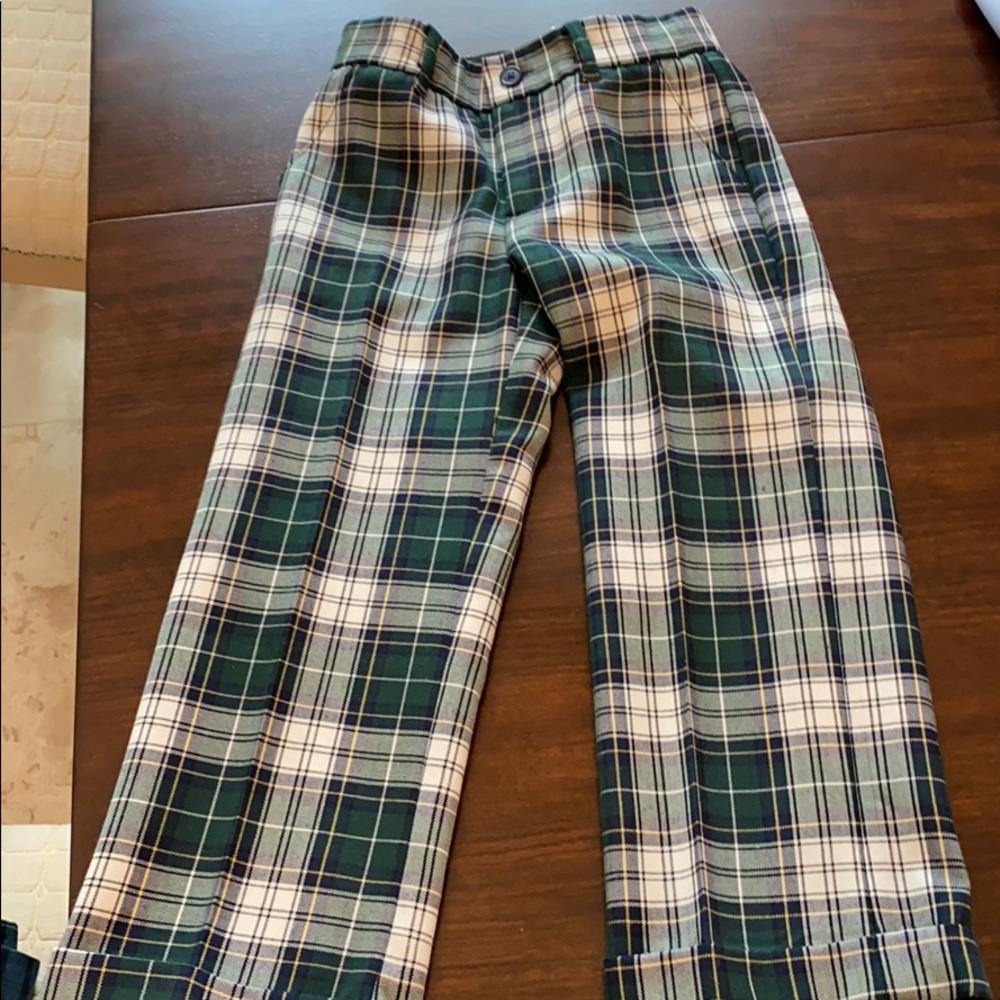 Janie and Jack plaid dress pants